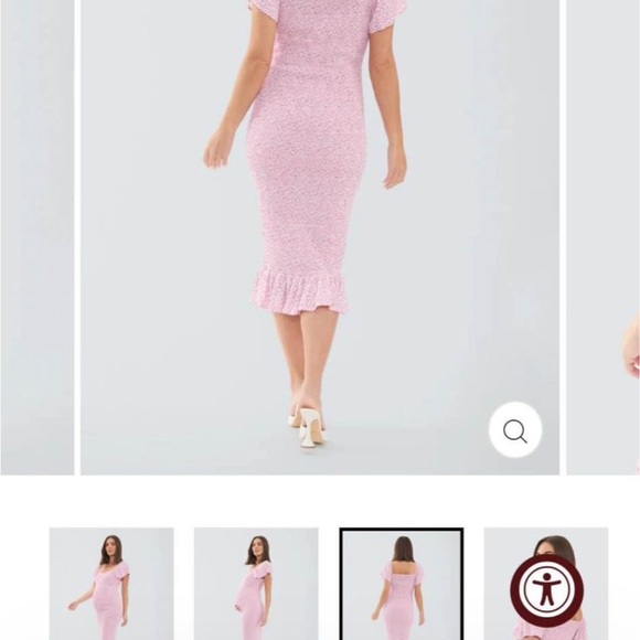 Ingrid and Isabel xs pink maternity dress. - Picture 4 of 5